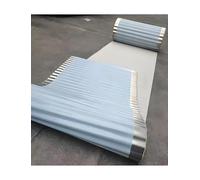 Toiture ondulée en acier inoxydable de 0,25 mm d'épaisseur, abri anti-pluie insonorisé et étanche for usines, fenêtres, abris de voiture, cours et avant-toits(0.25mmx300x122cm)