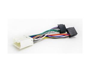 Toiumops Cable Adaptateur pour Mitsubishi Colt Magna Mirage Nimbus Outlander Pajero, Faisceau de câblage stéréo Iso pour autoradio, Faisceau iso