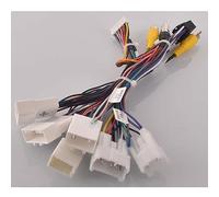 Toiumops Cable Adaptateur pour Toyota Camry Corolla RAV4 Sienna, 16pin pour Android Autoradio Stéréo Faisceau de Câblage Câble Adaptateur