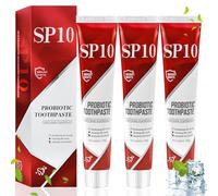 Toivize 3pcs SP-10 Dentifrice Blanchissant Probiotique, Dentifrice SP10 pour Soins Bucco-Dentaires, Nettoyage en Profondeur, Haleine Fraîche & Sourire Plus Blanc, 100g par Tube