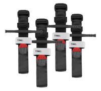 Toivize Lot de 4 garrot noir pour les premiers secours d'urgence, soins des plaies au combat, auto-sauvetage
