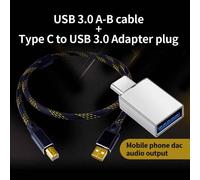 Tojazz Hifi Câble Usb Radiateur A-B Alpha 4n Odavid Numérique Ab Audio A À B Haut De Gamme Type A À Type B Câble De Données Hifi - Type Upgraded And Plug-2m