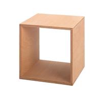 Tojo Table de chevet Cube 35x35cm hêtre LxlxH 35x35x35cm
