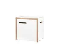 Tojo Elément de base Halbstark avec porte droit blanc lxHxP 40x38.3x32cm