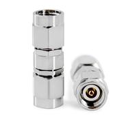 TOJOIN 2PCS Adaptateur Coaxial RF 2.92MM Mâle vers Mâle DC-40GHZ 50ohm, Adaptateur RF 2.92MM pour Câble RF, Antenne de Couplage, Câble D'extension, WiFi (2.92MM-JJ)