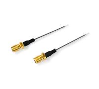 TOJOIN Câble coaxial SMA femelle vers PCB soudure 047 câble semi-rigide 12,5 GHz câble semi-acier 5 cm 2 pièces