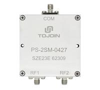 TOJOIN Répartiteur d'alimentation Passif 2 voies pour Connecteurs SMA Câble Coaxial Répartiteur 0.4-2.7 GHz pour Mesures RF/Micro-ondes Accessoires Répartiteur Coaxial, Système d'antenne PS-2SM-0427