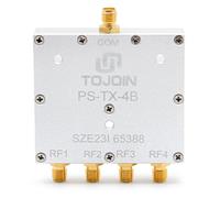 TOJOIN Répartiteur/séparateur de puissance passif 4 voies pour connecteurs SMA, répartiteur de câble coaxial 2-6 GHz pour mesures RF/micro-ondes Accessoires répartiteur coaxial, système d'antenne