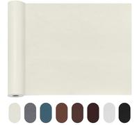 TOJUNE Patch de Réparation en Cuir, Autocollant Kit Auto-adhésif Rénovation pour Meubles de Canapés, Sièges de Voiture, Vestes (Beige, 40 x 200 cm)