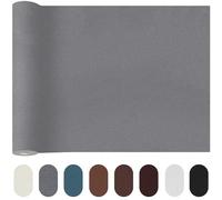 TOJUNE Patch de Réparation en Cuir, Autocollant Kit Auto-adhésif Rénovation pour Meubles de Canapés, Sièges de Voiture, Vestes (Gris, 40 x 200 cm)
