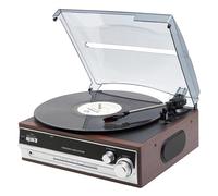 TOKAÏ - Platine Vinyle STÉRÉO BT Radio - Couleur Bois et Noir -