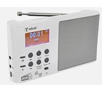 Tokaï Radio Portable FM/Dab+, Bluetooth 5.0, Batterie Lithium 1000mAh, 40 Présélections, Écran LCD