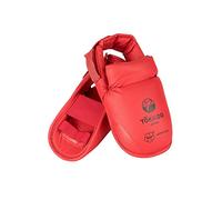 Tokaido Unisexe - Kumite Foot Guard Karaté Protège-Pieds pour Adulte Rouge XS