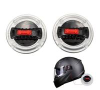 Tokaneit Visière de Casque de Moto avec Interrupteur Rotatif, Moto de Fixations pour visière de Casque, Casque Lentille Base, Compatible avec LS2 FF370 FF396 FF394 FF358 FF386 FF387 FF310 OF569 OF578