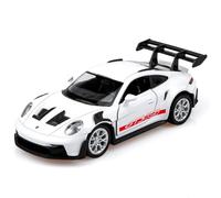 TOKAXI Modèles de voitures miniatures Porsche 911 GT3 RS moulées sous pression à l'échelle 1/36, Véhicules à rétrofriction Porsche 911 GT3 Voiture jouet, Cadeaux de voitures pour garçons et filles