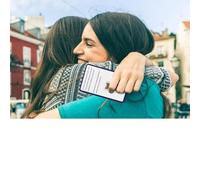 Token Gift, Cute Wooden Animal Hug Keepsake With Card, Encouragement Gift For Friends Family, Graduation Wedding Mother's Day Present