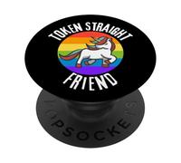Token Straight Friend Pride Drapeau PopSockets PopGrip Adhésif