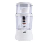 Tokenhigh Carafe filtrante purificateur d'eau, 16 L, filtre de purification minérale au carbone, distributeur de filtres à eau alcaline de comptoir avec robinet, baril de filtre direct pour eau