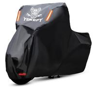 Tokept Toutes Saisons pour Moto Cover-Heavy Duty Extra Large Noir pour 264,2 cm Motos comme Honda, Yamaha, Suzuki, Harley. Vous Permet de Garder Votre vélo à Sec et protégé Année