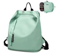 Tokeya Sac à Dos Sport Femme Homme, Voyage Etanche Avec Compartiment Chaussure Et Poche Humide, Léger Imperméable Pour Gym, Piscine, Weekend, Fitness, Plage, Natation - Vert