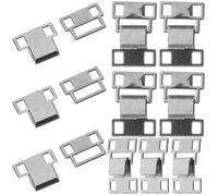 TOKIDNY 10 ensembles Lot de Crochets et Agrafes Métalliques pour Couture Vintage Robustes et Discrets pour Pantalons Manteaux Corsets et Chemises Accessoires Pratiques pour Vêtements et