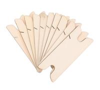 TOKIDNY 10 Pièces Bâtonnets de Tissage Bois Outils de Loisirs Créatifs Portables pour Métier à Tisser Adulte Accessoires Tapisserie et Artisanat
