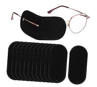 TOKIDNY 12 Pièces Cache-œil Pour Lunettes Lot De Tissu Non Tissé Réutilisable Pour Adultes Œil Ambliopie