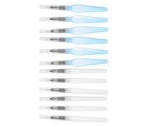 TOKIDNY 12 Pièces Refillable Watercolor Brush Pen Set Transparent Water Paint Pens For Artists Beginners Teens Portable Smooth Blending Compatible With Various Surfaces