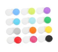 TOKIDNY 12pièces Boîte Lentilles Contact Compacte avec Lettres Étui Portable Anti-Fuite pour Rangement Lentilles De Contact Petit Étui Pratique pour Voyage Et Usage Quotidien