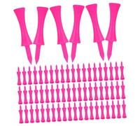 TOKIDNY 150 Pièces Tees Golf Plastique Incassables Réutilisables pour Entraînement et Practice Accessoires Golf Polyvalents et Résistants pour Parcours et Tapis