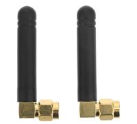 TOKIDNY 2 pièces Antenne Haute Performance avec Connecteur SMA Fileté Interne Gain Élevé Angle Droit Remplacement pour Amplificateur de Signal WiFi Intérieur