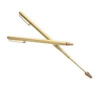 TOKIDNY 2 pièces Baguettes de Radiesthésie Cuivre Portable Léger Tiges Sourcier Rétractables Pour Exploration Extérieure Bâtons Divinatoires Faciles à Utiliser et Transporter