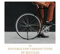 TOKIDNY 2 pièces Béquille Latérale Ajustable pour Vélo Garçon Fille Support Arrière Stable Métal Accessoire Léger de Stationnement pour Vélos Pied de Support Adaptable