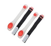 TOKIDNY 2 pièces Bracelet LED de Sécurité Lumineux Brassard Réfléchissant et Ajustable pour Course Jogging Vélo et Activités Nocturnes