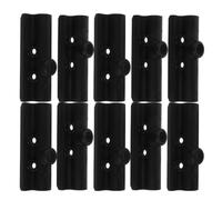 TOKIDNY 2 Pièces Cache-vis pour Fauteuil Roulant et Déambulateur, Capuchon de Tube Métallique 18mm, Plastique Noir, Léger et Résistant la Compression, pour Usage Quotidien et Extérieur,