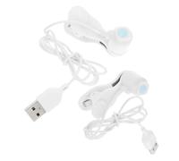 TOKIDNY 2 pièces Clicker Automatique Écran USB Blanc Simulation Doigt Rapide pour Smartphone Tappeur Intelligent pour Gaming Live Streaming et Tâches Récompenses