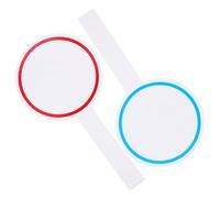 TOKIDNY 2 Pièces de Tableaux Blancs en Mousse Multipurpose Petites Palettes de Vote Effaçables à Sec pour Jeux de Société et Enchères