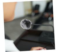 TOKIDNY 2 pièces Lot de Housses Micro Anti-bruit Protection Anti-éclaboussures Accessoire pour Enregistrement Scène et Bureau Gris Noir