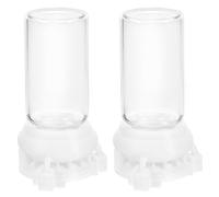 TOKIDNY 2 pièces Lot de Mangeoires à Eau pour Fourmis Antigoutte Stable pour Nourrissage de Nid et Jardin Fourmi