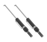 TOKIDNY 2 pièces Outil de Mesure Plaquettes de Frein Compact Jauge Précise Épaisseur pour Freins Auto Portable et Pratique pour Techniciens Mobile