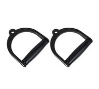 TOKIDNY 2 pièces Poignées de Résistance D-Shape Accessoires Musculation Résistants à Usure pour Entraînement Gymnastique et Tirage Poignées Exercice Portables et Pratiques