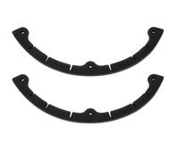 TOKIDNY 2 Pièces Protège-Nez de Snowboard Bande Caoutchouc Antichoc à Trois Protection Légère et Stable pour Nez et Queue de Planche Accessoire Portable pour Skateboard et Snowboard