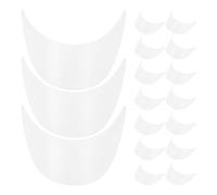 TOKIDNY 20 Pièces Inserts en Plastique Blanc pour Bords de Chapeau Garçon et Filles, Extenseurs Flexibles 15,4x5,2 Cm pour Casquettes, Couverture Élargie pour Activités Outdoor