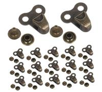 TOKIDNY 20 Pièces Rivets et Oeillets pour Lacets de Chaussures Remplacements pour Crochets de Bottes de Randonnée et Réparations Diy Accessoires Élégants pour Activités Extérieures