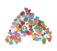 TOKIDNY 200 Autocollants Cœurs en Mousse EVA Pailletés Rouges Saint-Valentin Décorations DIY Mariage et Scrapbooking Autocollants Adhésifs Créatifs de Cœur Lot 200 Pièces