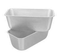 TOKIDNY 2pièces Moule Rectangulaire Antiadhésif Plaques à Toast Résistantes à Haute Température pour Cuisson Homogène Four Outil de Cuisine Pratique