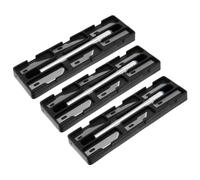 TOKIDNY 3 Ensembles Kit de Doutils de Sculpture Petits Cutters Résistants Corrosion pour Artistes et Artisans