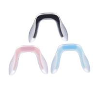 TOKIDNY 3 pièces Plaquettes Nez Lunettes Silicone Souple Forme U Antidérapantes pour Garçon Fille Coussinets Nez Confortables et Stables Lot Multicolores