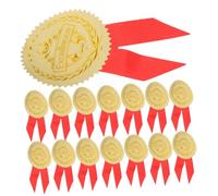 TOKIDNY 36 Ensemble Lot de Autocollants Médailles Dorées pour Récompenses Garçon Fille Stickers Décoratifs pour Certificats et Activités Scolaires