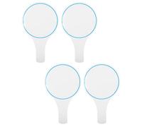 TOKIDNY 4 Pagaies Effaçables Légères et Compactes en Mousse Bleu, Tableau de Score Seule Face pour Juges en Compétition, Lot de 4 Pièces pour Garçon et Filles